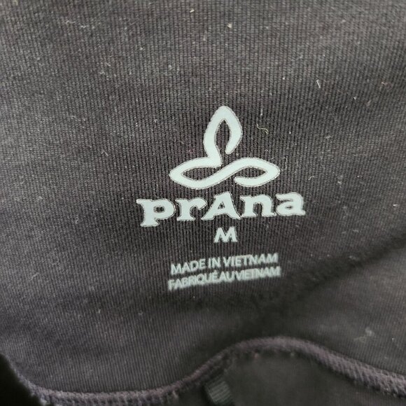 Prana Women's Black Classic Transform High Waisted Fitness Leggings Size Medium - Picture 5 of 6